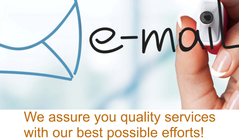 We assure you quality services with our best possible efforts!